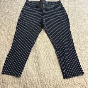 Navy ankle pants 16-18